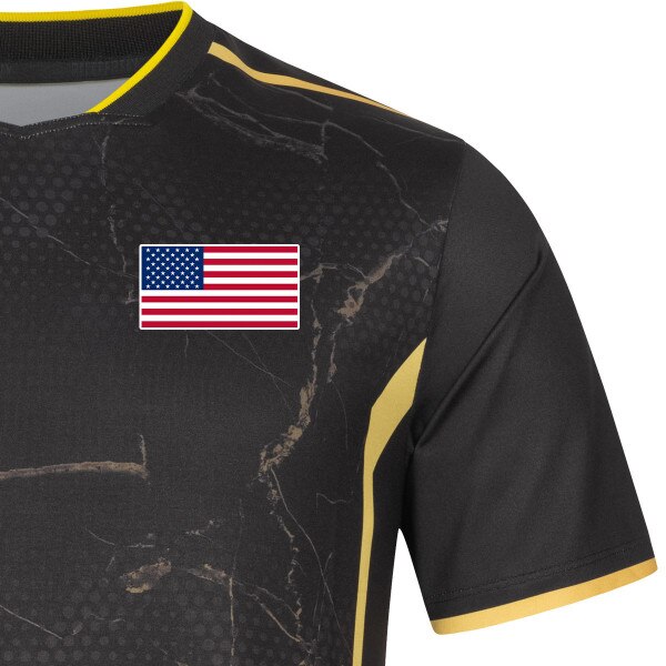 Butterfly Team USA 2024 Shirt - Black - Front - Flag